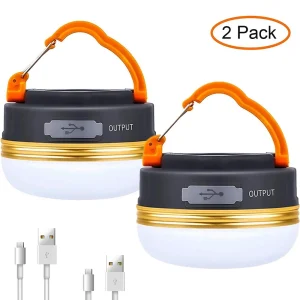 10W High Power Camping Lantern, Tent Lamp 1200mah USB Rechargeable