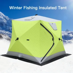 Thick Insulation Windproof Snow Shelter Camping for 2-3 People Pop Up Tent